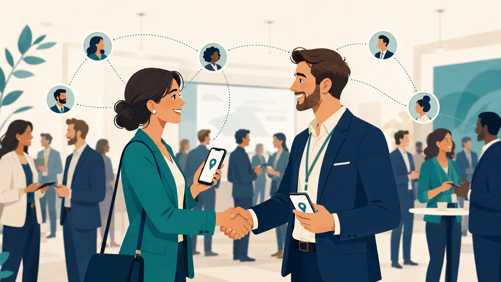 Vizavia — connect after meeting in real life